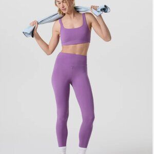 Vuori AllTheForm Bra & Leggings Set in Bright Violet - S